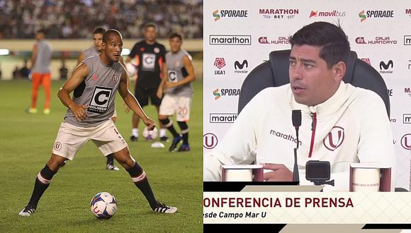 Universitario: Nicolás Córdova reveló cuándo volverá a jugar Alberto Rodriguez luego de su lesión