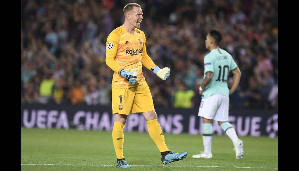 3.- Marc-André ter Stegen (Barcelona), en 90 millones de euros. (Foto: AFP)