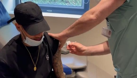 Neymar recibió la vacuna contra el coronavirus. (Foto: Instagram)