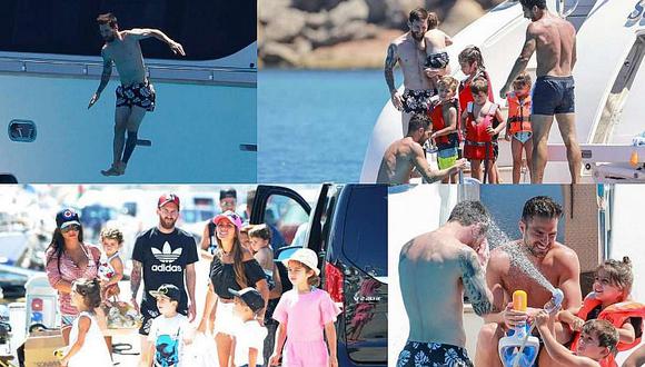 Lionel Messi disfruta vacaciones de lo lindo junto a Fábregas y Suárez
