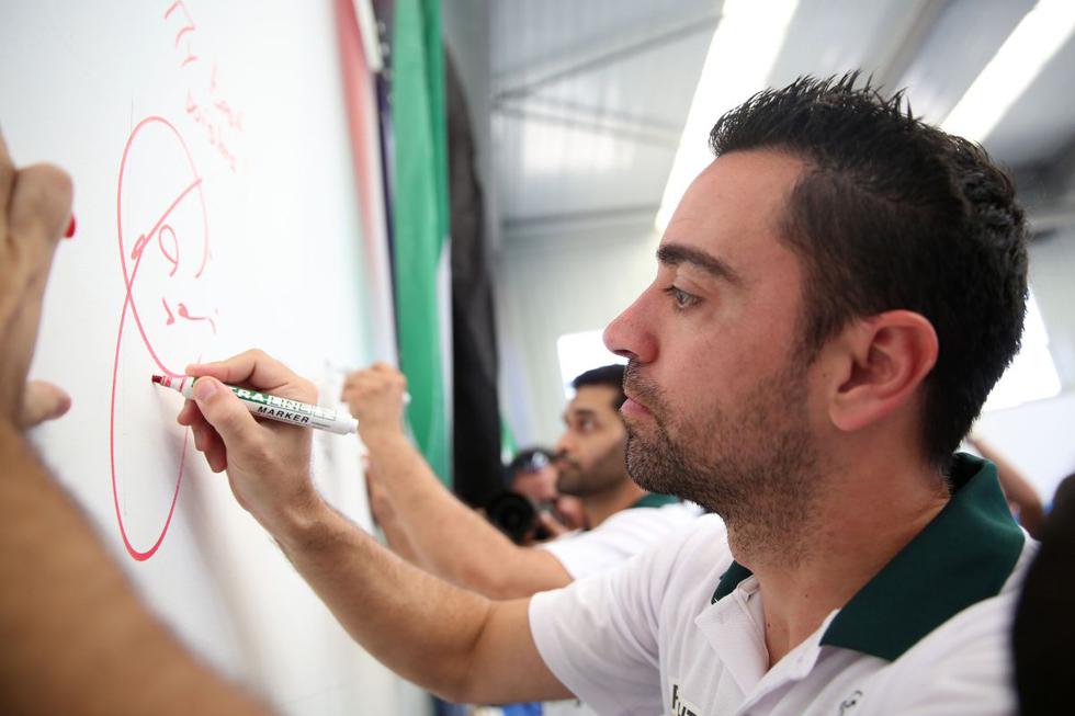 Xavi Hernández | Actualmente es entrenador del Al-Sadd de Catar. (Foto: AFP)