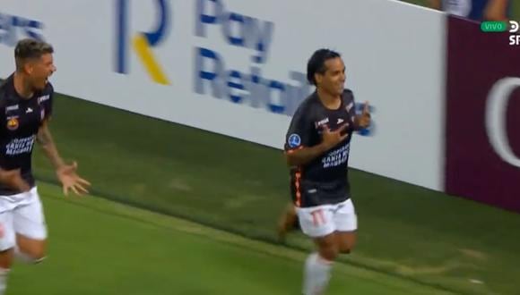 Cristian Techera puso el 1-2 de Ayacucho vs. Sport Boys. (Foto: captura de pantalla - Directv Sports)