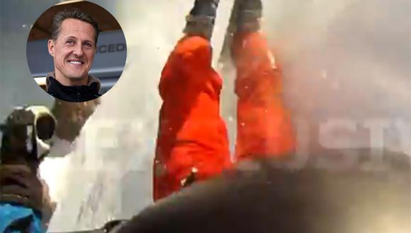 Michael Schumacher y su impactante accidente grabado desde su casco [VIDEO]