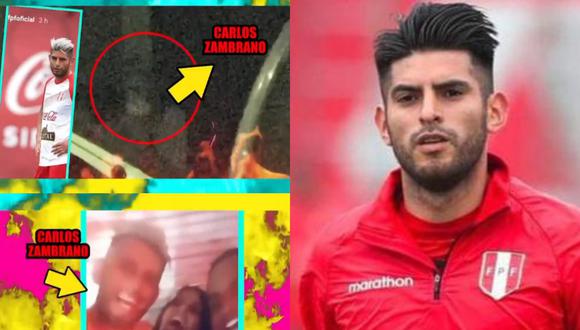 El programa Amor y Fuego publicó imágenes de Carlos Zambrano en una fiesta, tras su llegada a Lima para unirse a la selección peruana.