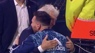 Lionel Messi se volvió a juntar con José Pekerman  y hubo emotivo abrazo | VIDEO