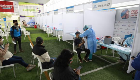 Hoy continúa inmunización para personas de 47 años a más que deban recibir su segunda dosis, informa Minsa. (Foto: Jessica Vicente/@photo.gec)