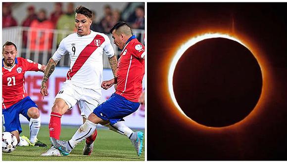 Perú vs. Chile EN VIVO | ​CNN de Chile da como ganador a la selección peruana por culpa del eclipse | FOTO