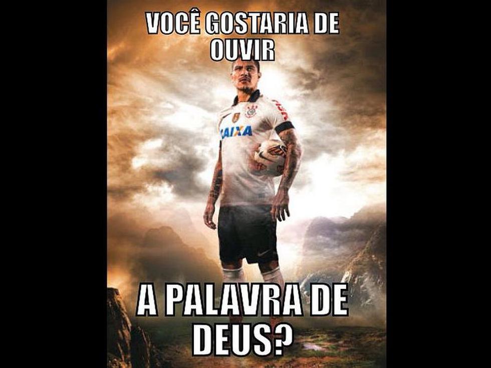 Paolo Guerrero y los memes que lo ponen como la figura del Corinthians [FOTOS]