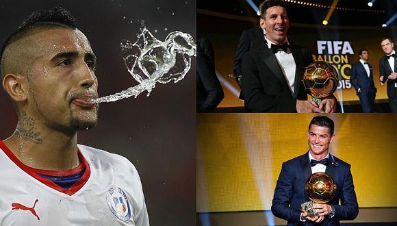 Arturo Vidal pega a Messi y Cristiano Ronaldo por Balón de Oro