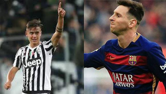 Lionel Messi: Paulo Dybala lo quiere en la Juventus