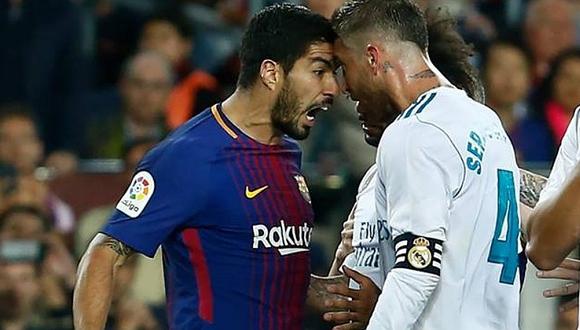 Luis Suárez le reclamó a Sergio Ramos y casi se van a las | INTERNACIONAL | EL