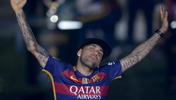 Dani Alves jugó ocho años en Barcelona. (Foto: AFP)