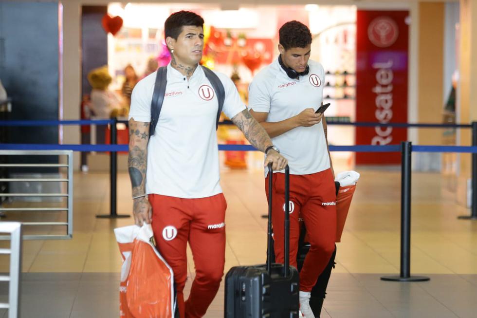 Universitario de Deportes llegó a Lima para preparar su partido de presentación en la 'Noche Crema'. Fotos: Jesús Saucedo / GEC