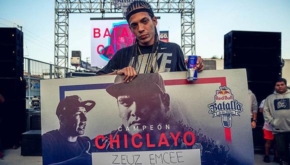 Zeuz es campeón regional en Chiclayo de Red Bull Batalla de los Gallos