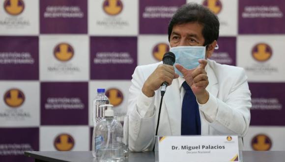 El decano Miguel Palacios refirió que el Gobierno asume la pandemia del coronavirus (COVID-19) en “un buen momento”. (Foto: GEC)