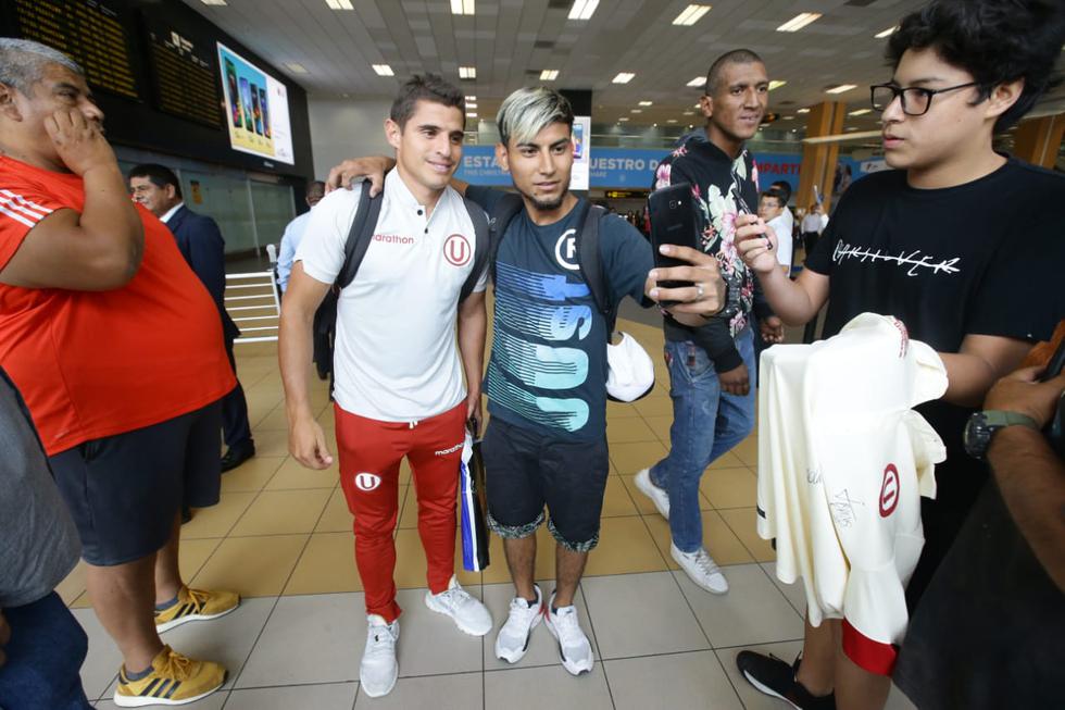 Universitario de Deportes llegó a Lima para preparar su partido de presentación en la 'Noche Crema'. Fotos: Jesús Saucedo / GEC