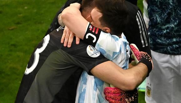 Emiliano logró forjar una fuerte amistad con Lionel Messi. (Foto: AFP)