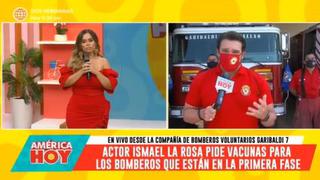Ismael La Rosa pide que bomberos sean vacunados: “Merecemos el respeto, valor y priorización” | VIDEO 