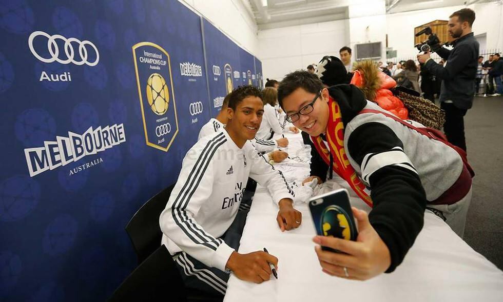 Real Madrid: Jugadores cumplen sueños de fanáticos en Australia [GALERÍA]