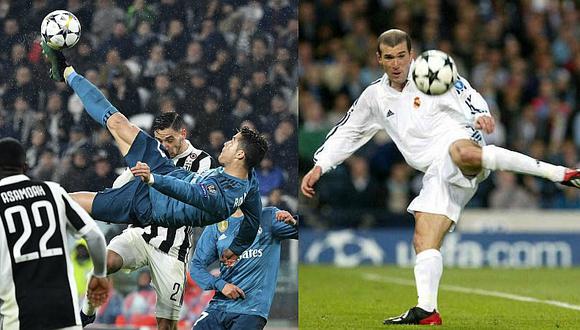 Zidane eligió entre la chalaca de Cristiano y su volea en Glasgow