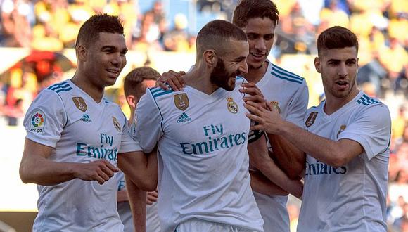 Real Madrid goleó 3-0 a Las Palmas por LaLiga