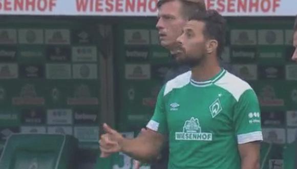 Claudio Pizarro presente en goleada 4 a 0 del Werder Bremen por Bundesliga