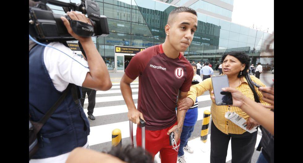 Las postales de la llegada de Universitario de Deportes a Lima tras eliminación de la Copa Libertadores 2020. (Foto: Violeta Ayasta / GEC)