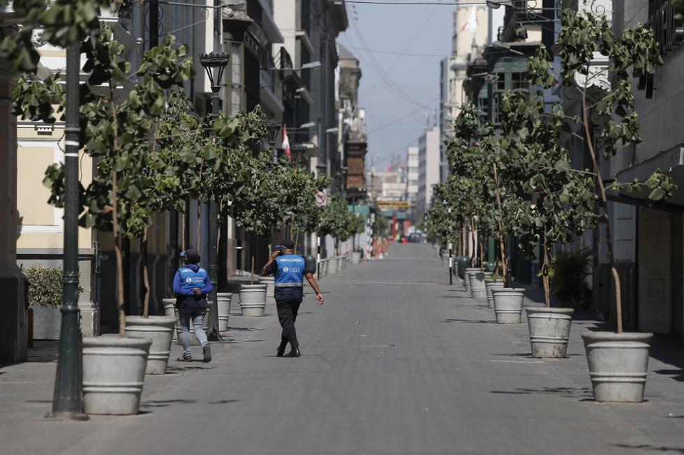 Así luce Lima en el día 21 de cuarentena con el tránsito prohibido de todas las personas. Foto: Francisco Neyra / GEC