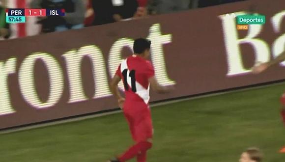 Perú vs. Islandia: Ruidíaz y la viveza para anotar el segundo gol [VIDEO]