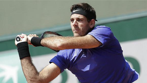 Roland Garros: Juan Martín Del Potro avanza a tercera ronda