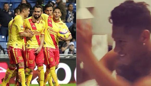 La eufórica celebración de Ray Sandoval en el empate de Morelia 