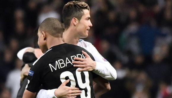 Cristiano Ronaldo y Kylian Mbappé han sido relacionados con Real Madrid. (Foto: EFE)