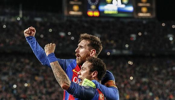 Lionel Messi y Neymar jugaron juntos en el Barcelona hasta 2017. (Getty)