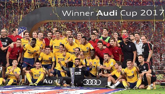 Atlético de Madrid se coronó campeón de la Audi Cup