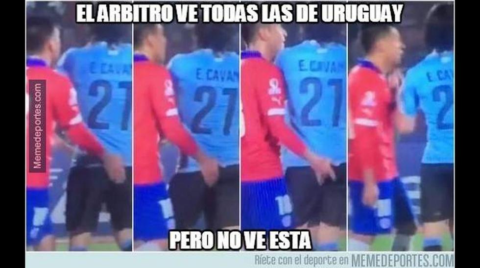 Copa América 2015: los memes del 'dedito' de Gonzalo Jara a Edinson Cavani 