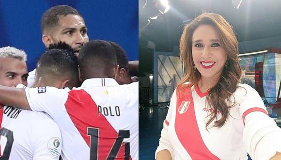 Selección peruana | Verónica Linares deliró con golazo de Paolo Guerrero para el triunfo ante Bolivia | FOTOS