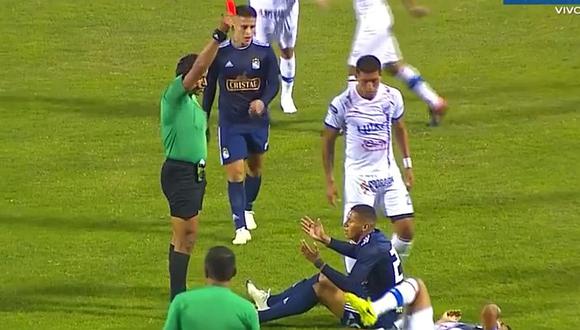 Sporting Cristal vs. Manucci: Fernando Pacheco se fue expulsado en una polémica falta | VIDEO 