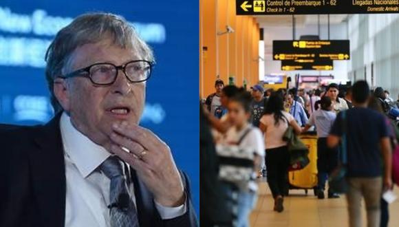 Bill Gates dio su predicción sobre los viajes internacionales.