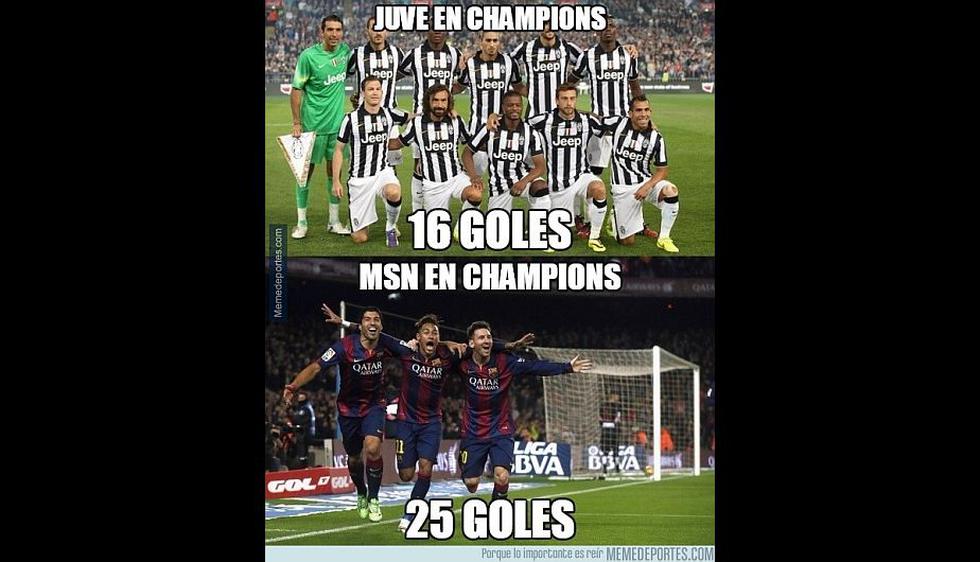 Barcelona vs Juventus: divertidos memes previos a la gran final