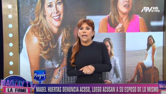 Magaly Medina habla sobre denuncia de Mabel Huertas (Foto: captura)