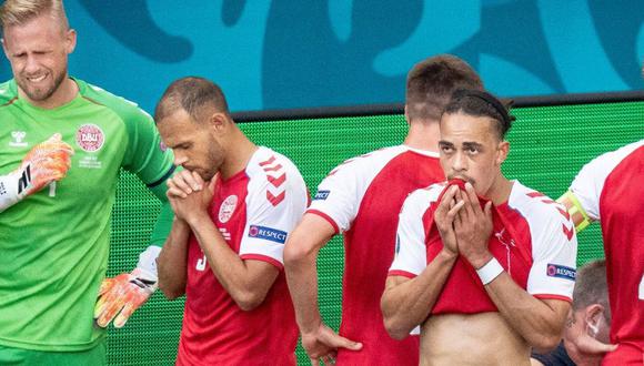 Martin Braithwaite fue titular en el Dinamarca vs. Finlandia por Eurocopa 2021. (Foto: AFP)