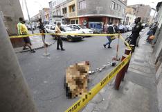Cercado de Lima: asesinan a balazos a dos hombres en distintos puntos de Barrios Altos
