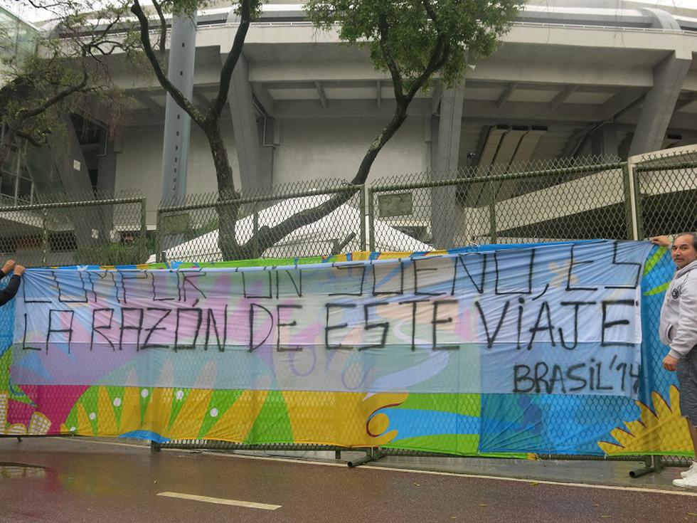 Mundial Brasil 2014: Hinchas argentinos se hacen sentir en el Maracaná [FOTOS]