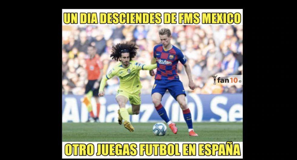 Los mejores memes que dejó la victoria de Barcelona sobre Getafe en LaLiga Santander. (Foto: Facebook)