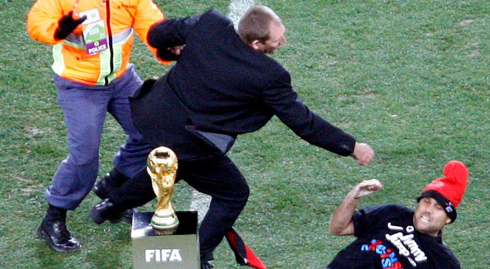 Jimmy Jump casi se lleva la Copa del Mundo antes de tiempo en Sudáfrica