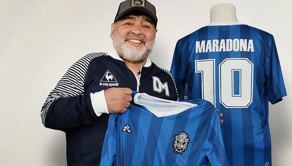 Gimnasia lanza camiseta especial por los 59 años de Maradona | FOTOS