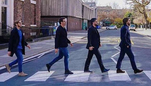 Andrea Pirlo y otras leyendas del Milan imitaron a The Beatles | FOTO