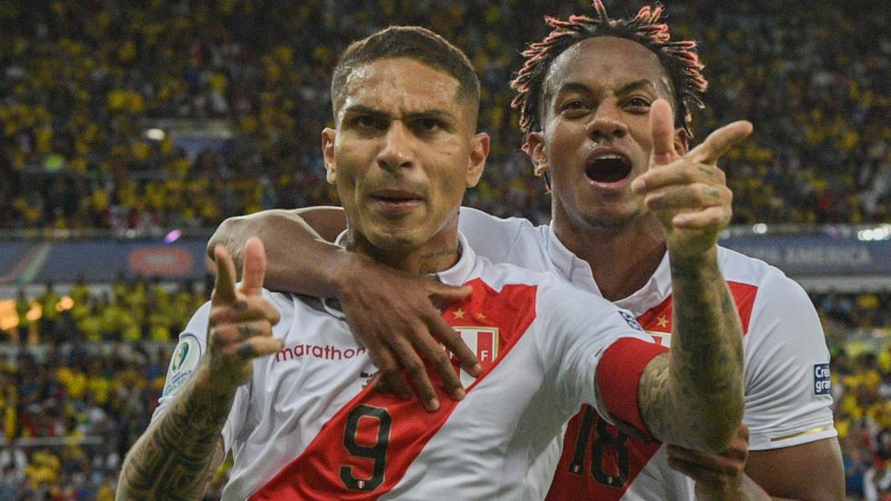 Paolo Guerrero / Flamengo (Brasil) - Internacional (Brasil). (Foto: AFP)
