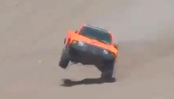 Dakar 2014: Robby Gordon y su temeraria maniobra en desierto de Atacama [VIDEO] 