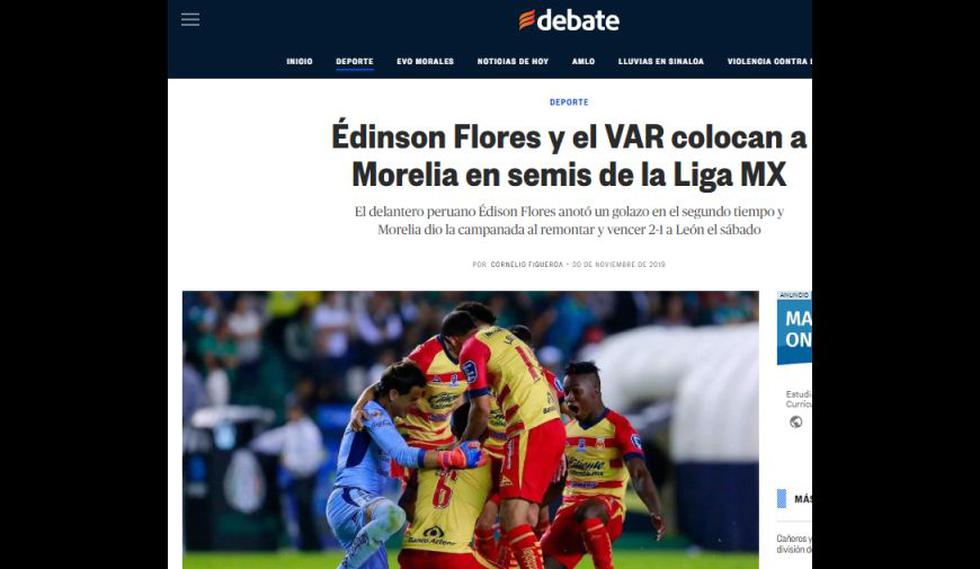 Así informaron los medios mexicanos sobre la clasificación de Morelia a semifinales de Liga MX.